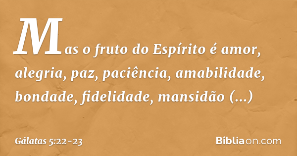 O Fruto do Espírito - Mansidão 