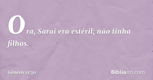 genesis capitulo 11 versiculo 30