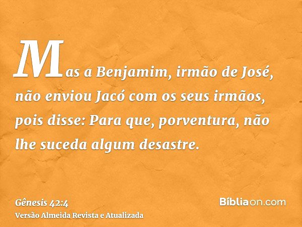 QUEM FOI BENJAMIM NA BÍBLIA: A HISTÓRIA DE BENJAMIM, FILHO DE JACÓ