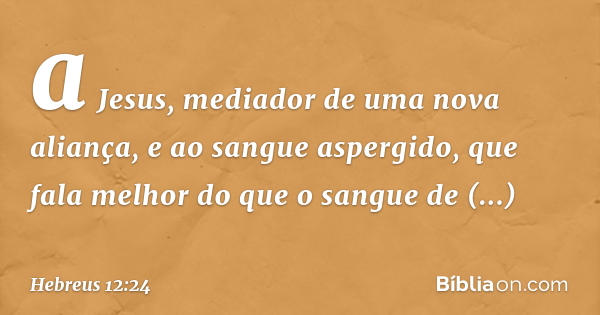 hebreus capítulo 12 versículo 24