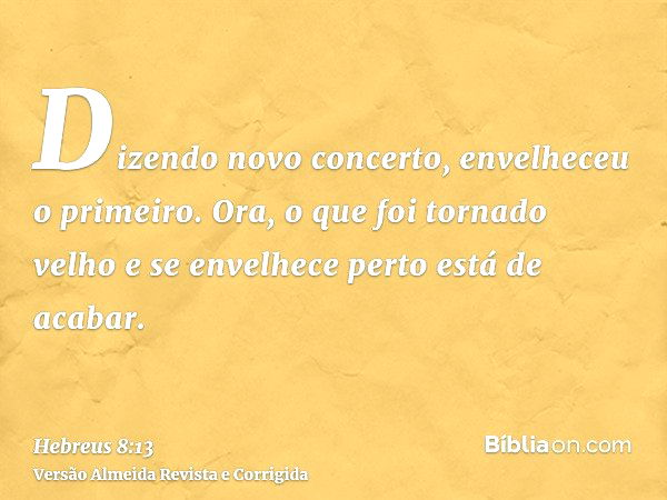 Hebreus 8:1-13 - Bíblia