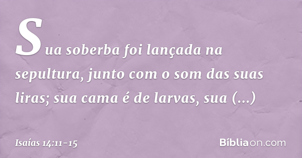isaias 14 11 15