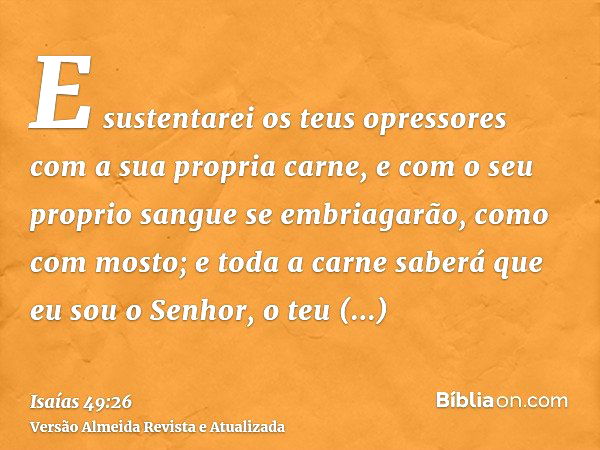 Isaías 49:25 - Bíblia