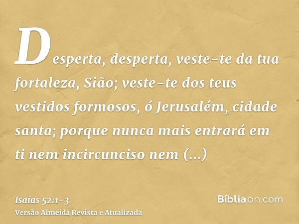 Isaías 52:2 - Bíblia