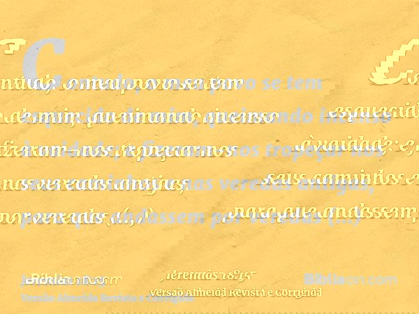 jeremias capitulo 15 versiculo 18