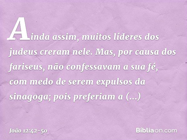 João 12:44-50 - Bíblia