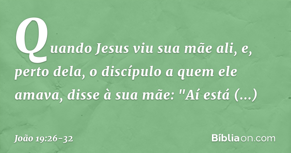 Quem Jesus viu em seguida?