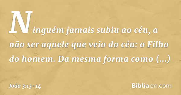 joao 3 13