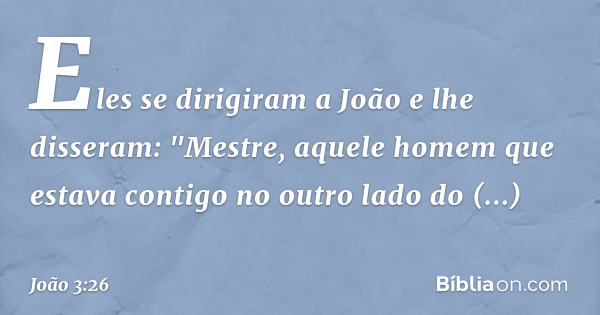 1 joao 3 26