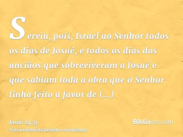 📖 Josué - Capítulo 24 (Nova Versão Internacional) 