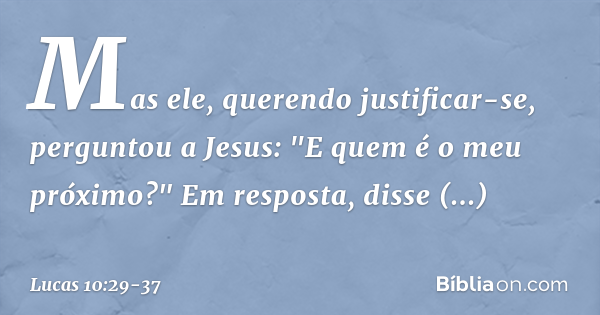 lucas 10 versiculo 29 37