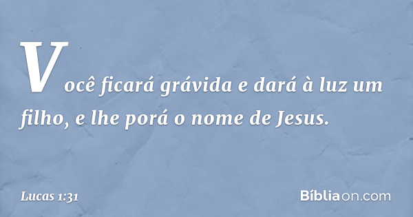 Lucas 1:31 - Bíblia