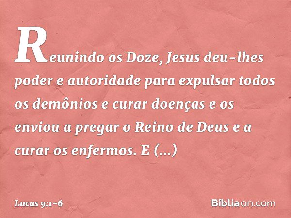 Sacudi a poeira dos vossos pés (Lc 9,1-6) – Lectionautas Brasil