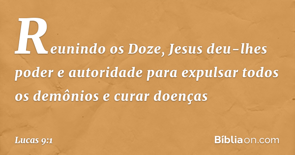 Lucas 9:1 - Bíblia