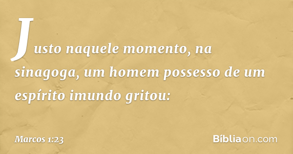 Marcos 123 Bíblia