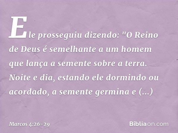 Marcos 4 26 29 Biblia