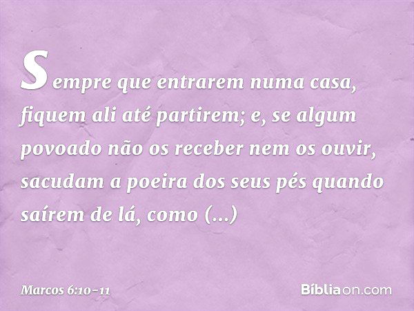 sacudi o pó dos vossos pés”, Episódio 11