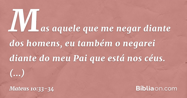 evangelho de mateus 10 28 33
