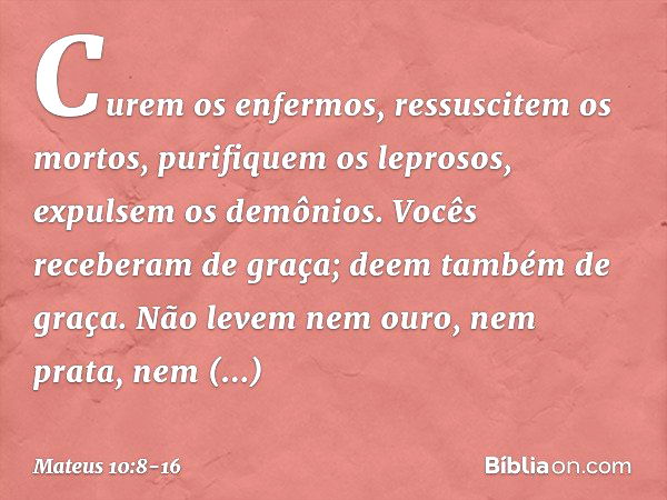 sacudi o pó dos vossos pés”, Episódio 11