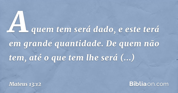 mateus 13 12