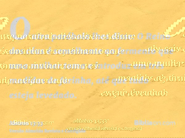 mateus 13 explicação