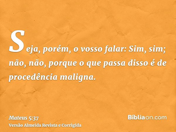 Versiculo Sim Sim Não Não