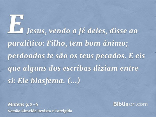 Mateus 6:2-9 - Bíblia