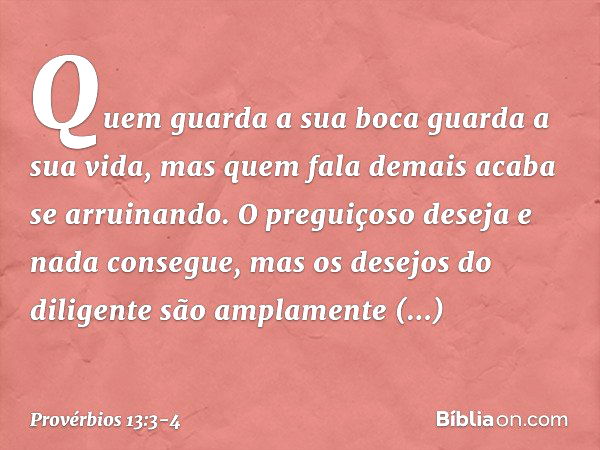 Provérbios 4:7-13 - Bíblia