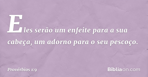 proverbios capitulo 1 versiculo 9