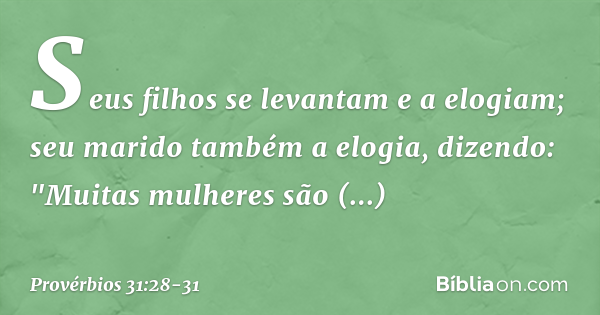 Provérbios 3128 31 Bíblia