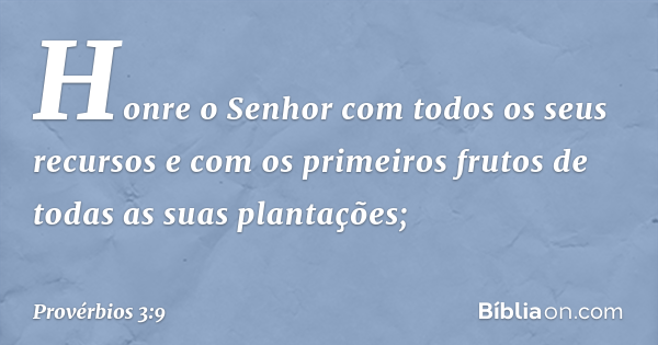 proverbios cap 3 versiculo 9
