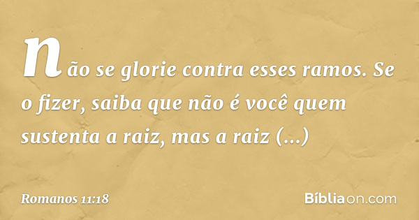 explicação romanos 11 18
