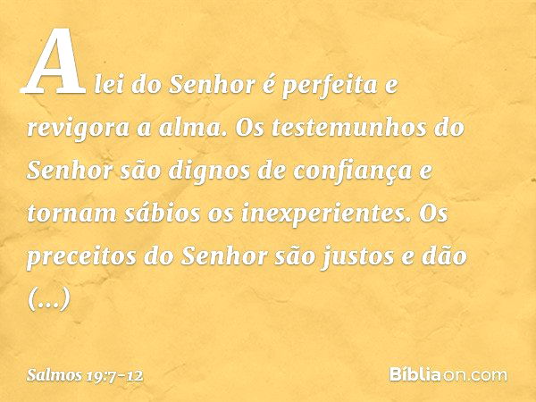 Quem pode discernir os próprios erros? Absolve-me dos que