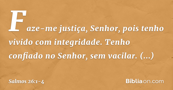 salmos 26 1 2 3 4