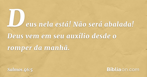 Salmo 46 5 Bíblia Salmo 46 5 Bíblia