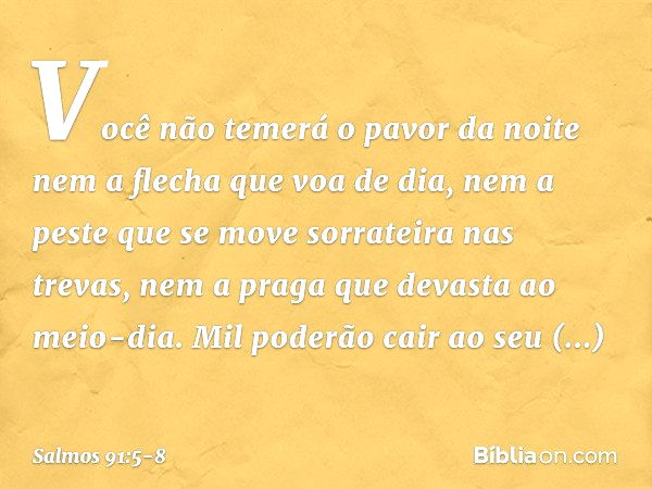 Salmo 91:8 - Bíblia