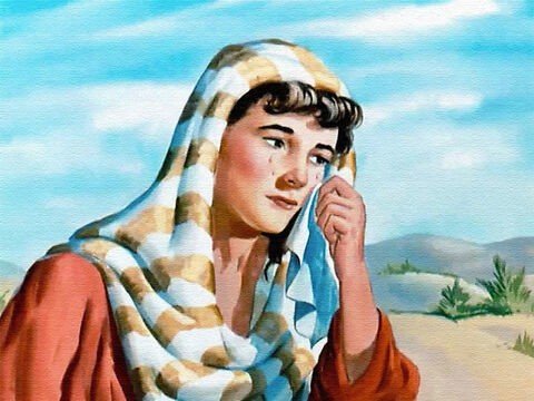Ana pede um filho ao Senhor - Samuel 1 - Mulher chorando