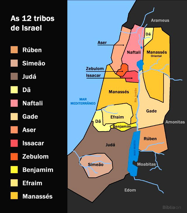 As 12 tribos de Israel