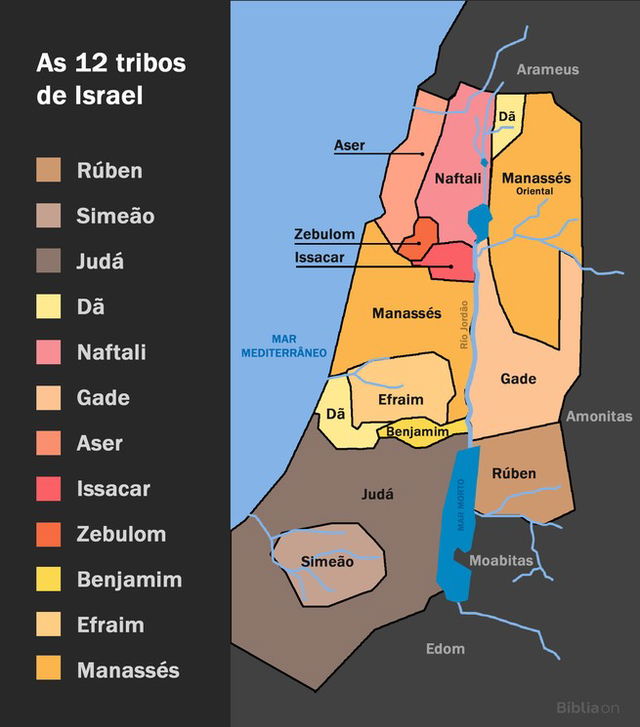 As 12 tribos de Israel