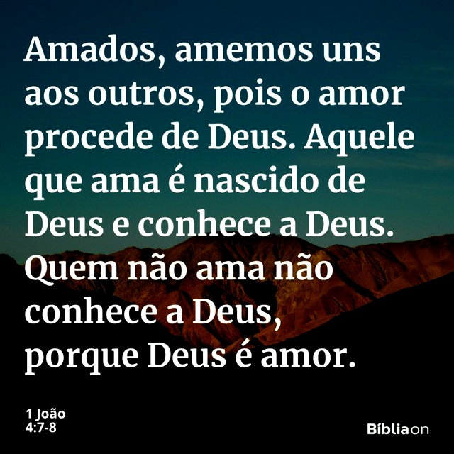 Amai-vos uns aos outros, como eu vos amei na Bíblia - Bíblia