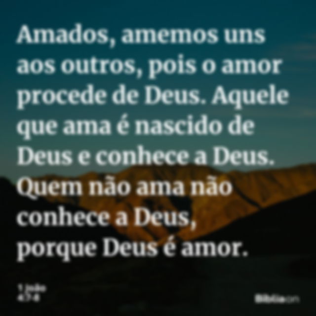 1 João 4:7-8