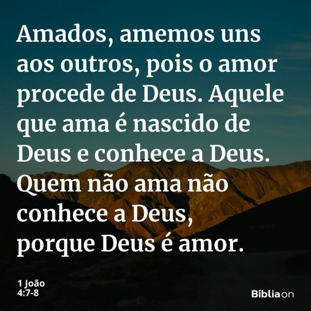 1 João 4:7-8