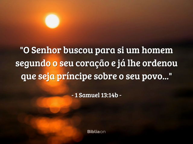 1 Samuel 13:14b