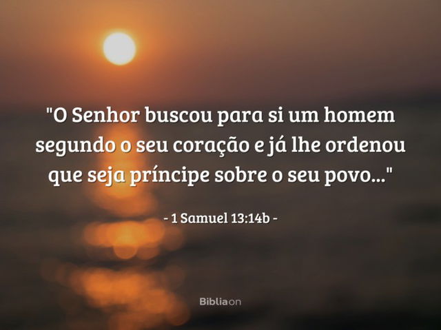 1 Samuel 13:14b