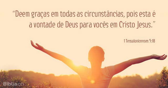 Versículo de gratidão