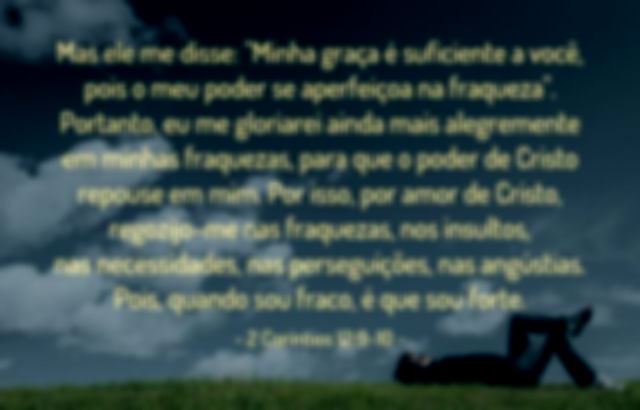 Mas ele me disse: 