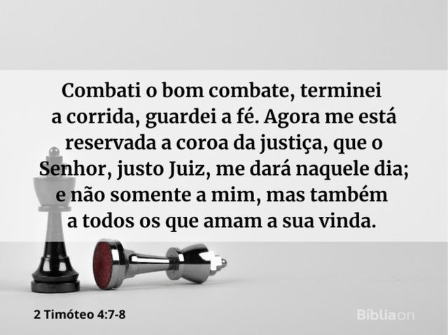 2 Timóteo 4:7-8