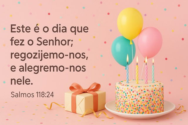 Este é o dia que fez o Senhor; regozijemo-nos, e alegremo-nos nele. - Salmos 118:24