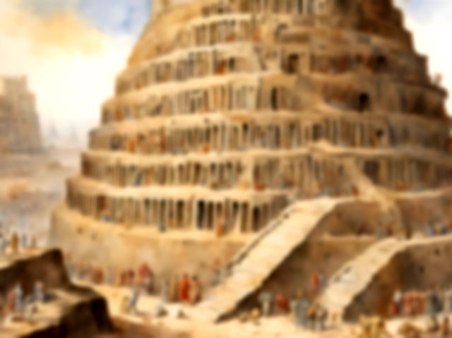 Torre de Babel - Construção inacabada