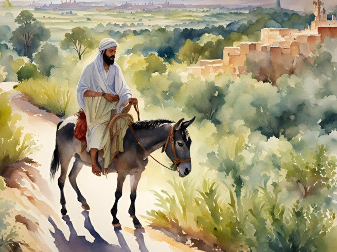 Representación del profeta Balaam